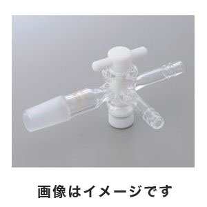 クライミング Climbing クライミング 1-4349-06 0414-08-10 共通摺合付三方コックI型 テフロンコック TS24/40 Climbing
