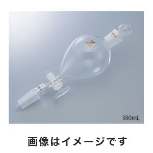クライミング Climbing クライミング 1-4343-02 0504-04-10 共通摺合丸型分液ロート ガラスコック付 300mL Climbing