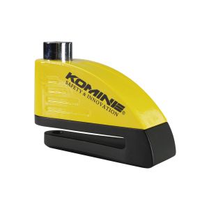 コミネ KOMINE コミネ 09-122 LK-122 リマインダアラームディスクロック BLK/YEL #フリー