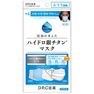 DR.C医薬 DR.C医薬 ハイドロ銀チタンマスク +4 普通サイズ 3枚入