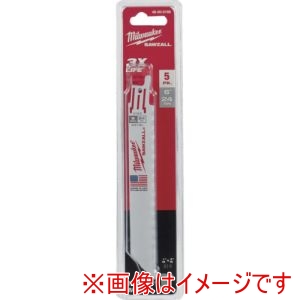ミルウォーキー milwaukee ミルウォーキー 48-00-5186 THIN KERF金工用レシプロソーブレード 24TPI 152mm 5本パック
