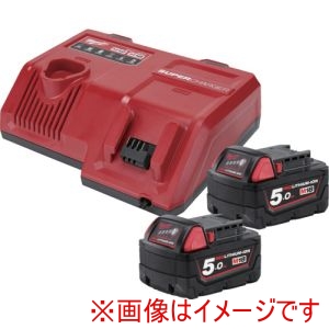 ミルウォーキー milwaukee ミルウォーキー M12-18 NRG-502SC M18 2 5.0Ah SCスタートキット