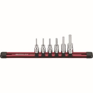 水戸工機 ミトロイ MITOLOY ミトロイ HH207M 1/4 ヘックスソケット ホルダーセット 6コマ7点