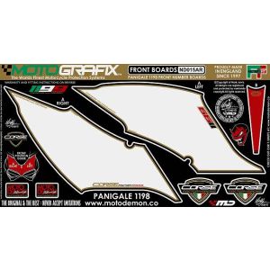 モトグラフィックス MOTOGRAFIX モトグラフィックス MT-ND015AR ボディパッド FRONT 1199PANIGALE 12-