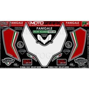 モトグラフィックス MOTOGRAFIX モトグラフィックス MT-ND015R ボディパッド FRONT 1199PANIGALE 12-