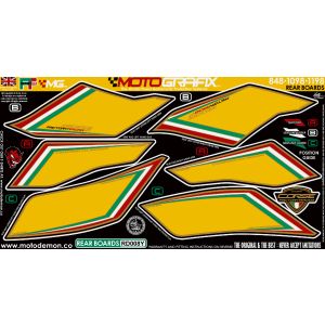 モトグラフィックス MOTOGRAFIX モトグラフィックス MT-RD008Y ボディパッド REAR 848/1098/1198 07-