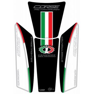 モトグラフィックス MOTOGRAFIX モトグラフィックス MT-TDSFW タンクパッド WHT DUCATI STREETFIGHTER