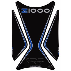モトグラフィックス MOTOGRAFIX モトグラフィックス MT-TK022KB タンクパッド BLK/ブルー Z1000 03-09