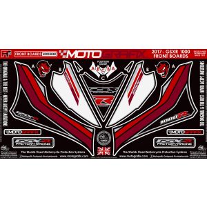 モトグラフィックス MOTOGRAFIX モトグラフィックス MT-NS024RRK ボディーパッド FRONT (RRK) GSX-R1000/R 17/18