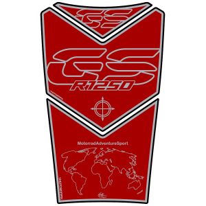モトグラフィックス MOTOGRAFIX モトグラフィックス MT-TB041RS タンクパッド RED/SILVER BMW R1250GS 19-