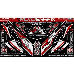 モトグラフィックス MOTOGRAFIX モトグラフィックス MT-RB017RKK ボディパッド REAR BMW S1000RR 19-
