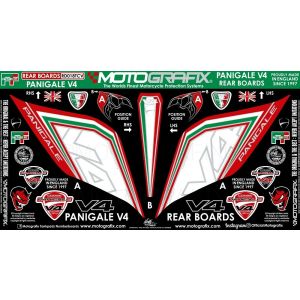モトグラフィックス MOTOGRAFIX モトグラフィックス MT-RD018TCV ボディパッド REAR DUCATI Panigale V4/S