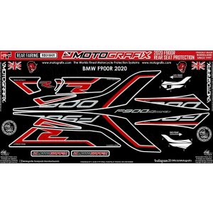 モトグラフィックス MOTOGRAFIX モトグラフィックス MT-RB019KR ボディパッド REAR BMW F900R 20-