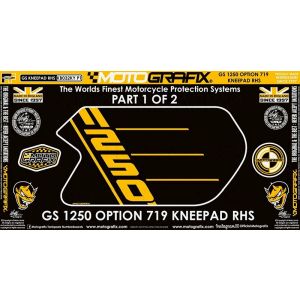 モトグラフィックス MOTOGRAFIX モトグラフィックス MT-KB032KY-P1 ボディパッド KNEE 右側 R1250GS Adventure 21-
