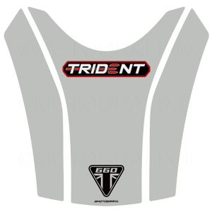 モトグラフィックス MOTOGRAFIX モトグラフィックス MT-TT048SS タンクパッド シルバー TRIUMPH Trident660 21-