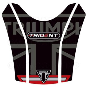 モトグラフィックス MOTOGRAFIX モトグラフィックス MT-TT048KER タンクパッド BLK/RED/GRY TRIUMPH Trident660 21-