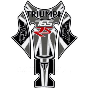 モトグラフィックス MOTOGRAFIX モトグラフィックス MT-TT049MJ タンクパッド GRY/WHT/ブラック TRIUMPH Street Triple 765RS 20-21