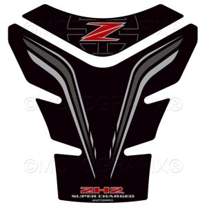モトグラフィックス MOTOGRAFIX モトグラフィックス MT-TK029K タンクパッド BLK/GRY/レッド Z H2 20-22