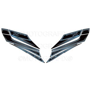 モトグラフィックス MOTOGRAFIX モトグラフィックス MT-RK021KB REAR BODY PAD Z1000SX(17-19)