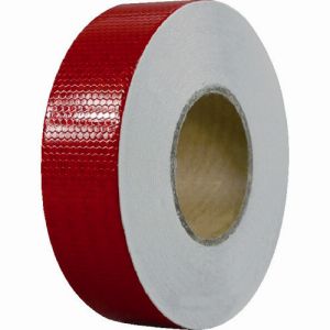 セーフラン セーフラン 14354 高輝度反射テープ 赤 幅50mm×50m