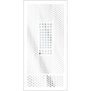 イングカワモト イングカワモト ツメキラ ネイルシール Dot シルバー マルチカラー 1枚 SG-DOT-103