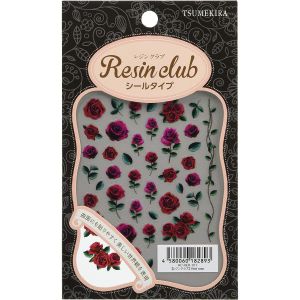 イングカワモト イングカワモト ツメキラ レジンクラブ Red rose 両面 UVレジン用 RC-RER-101
