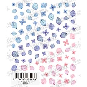 イングカワモト イングカワモト ツメキラ es ネイルシール 紫陽花 ES-AJI-102