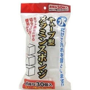 ヒラノトレーディング ヒラノトレーディング キューブ型メラミンスポンジ 30P