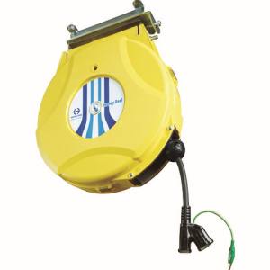 日平機器 日平機器 HEP-610C-Y リール コンセントリール 10M 125V 10A コード引き出し時