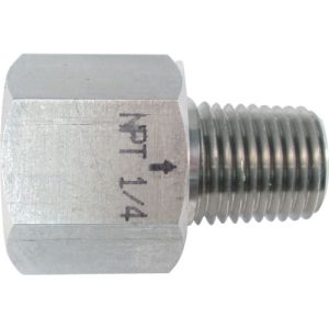 アソー ASOH アソー NF-8422 ステンレス製 変換内外ソケット 外NPT1/4×内PT1/4 ASOH