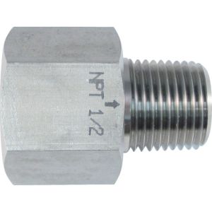 アソー ASOH アソー NF-8444 ステンレス製 変換内外ソケット 外NPT1/2×内PT1/2 ASOH