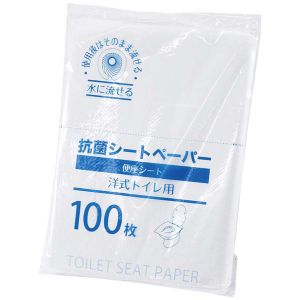 オザックス オザックス 抗菌 シートペーパー 1袋100枚入 エンボス加工