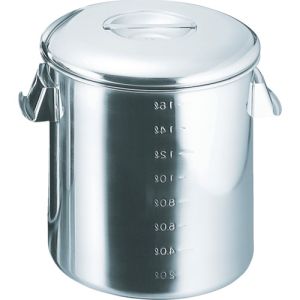 スギコ産業 SUGICO スギコ産業 SH4636D 18-8 目盛付 深型 キッチンポット 内蓋式 360x360 メーカー直送 代引不可 沖縄離島不可