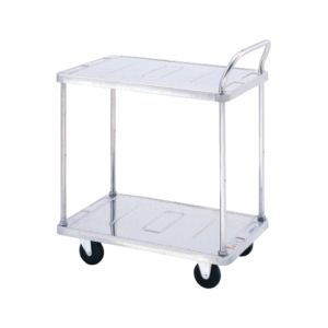 花岡車輛 ダンディ 花岡車輛 SM-BT2 ステンレス台車 ダンディSシリーズ タイプSL 2段テーブル片ハンドル式