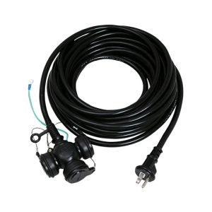 宏和工業 宏和工業 KRW18-10 黒 3×2×10m防雨3口アース付