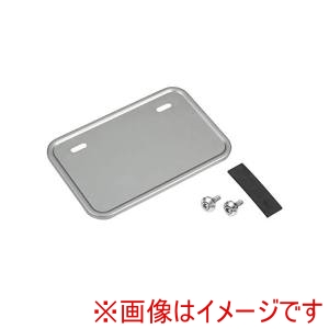 バイクパーツセンター Bike Parts Center  バイクパーツセンター 900116 ナンバープレートベース 50cc～125cc 四角 銀