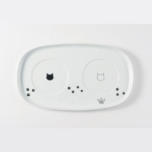 猫壱 neco ichi 猫壱 ハッピーダイニング専用食器トレー ダブル