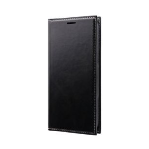 MSソリューションズ LEPLUS MSソリューションズ iPhone 12 mini 薄型PUレザーフラップケース PRIME ブラック LP-IS20PRIBK