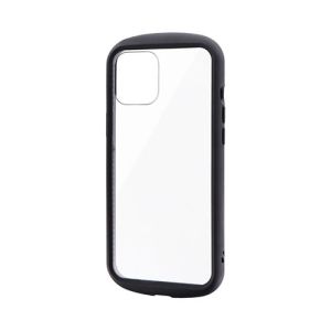 MSソリューションズ LEPLUS MSソリューションズ iPhone 12 Pro Max 耐衝撃ハイブリッドケース PALLET CLEAR Flat ブラック LP-IL20PLCBK