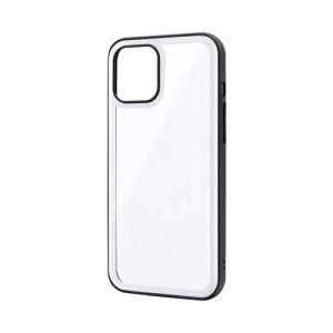 MSソリューションズ LEPLUS MSソリューションズ iPhone 12 Pro Max ラウンドエッジガラスシェルケース SHELL GLASS Round ホワイト LP-IL20SGRWH