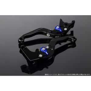 スピードラ SSK SPEEDRA スピードラLVGM028BK-BEBK アジャストレバー 可倒延長式 Mブラック/Mブルー/MブラックNINJA1000 17-18 Z1000 17-18