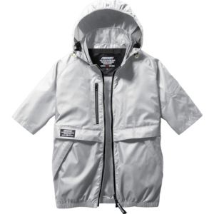 バートル BURTLE バートル AC1176-05-XXL AC半袖ブルゾン シルバー
