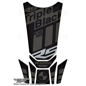 モトグラフィックス MOTOGRAFIX モトグラフィックス MT-TB063TB TANK PAD R1250RS Triple Black Edition(23-)