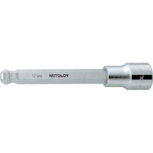 水戸工機 ミトロイ MITOLOY ミトロイ 406BHTL 1/2 ヘックスソケット ボールポイント ロング 6mm 水戸工機