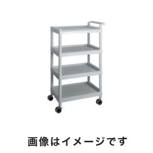 アズワン  AS ONE アズワン モバイルイージーカート トールタイプ/ワイド32 4段 グレー 3-6643-05 ME32E