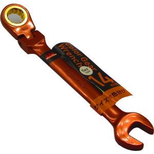 中正機械 マッチョ MacCho MacCho MGW-14F カラーギアレンチ フレックス オレンジ 14mm 中正機械 マッチョ