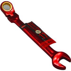 中正機械 マッチョ MacCho MacCho MGW-17F カラーギアレンチ フレックス レッド 17mm 中正機械 マッチョ