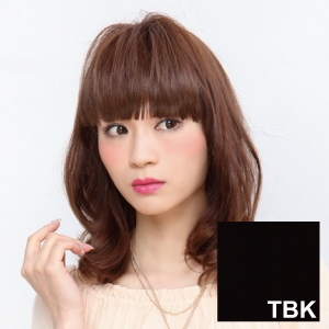 プリシラ プリシラ 前髪 ぱっつんちゃん 耐熱 ブラック FX-01-TBK