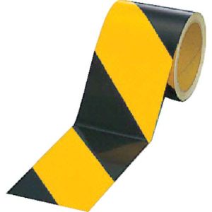 ユニット UNIT ユニット 374-06 反射トラテープ ポリエステル樹脂フィルム 90mm幅×10m