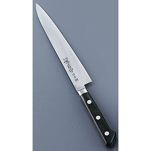 河村刃物 堺菊守 日本鋼 口金付 ペティナイフ 18cm N-118 河村刃物